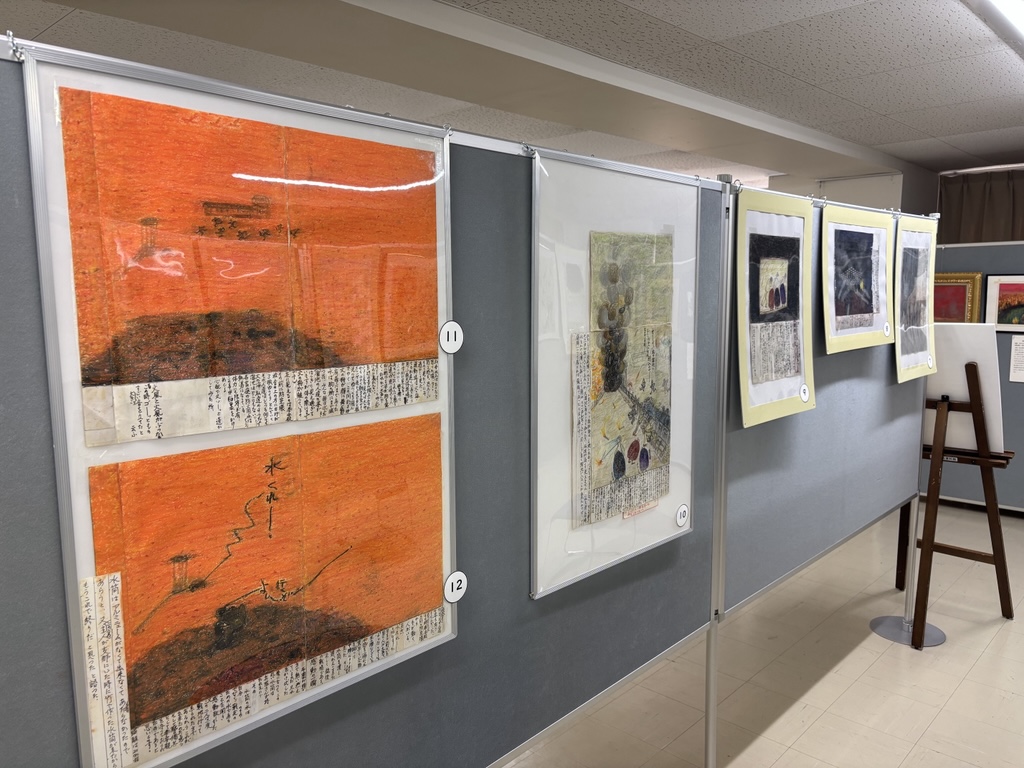 長岡空襲体験画展と合わせ、富山大空襲関連資料展を開催しました