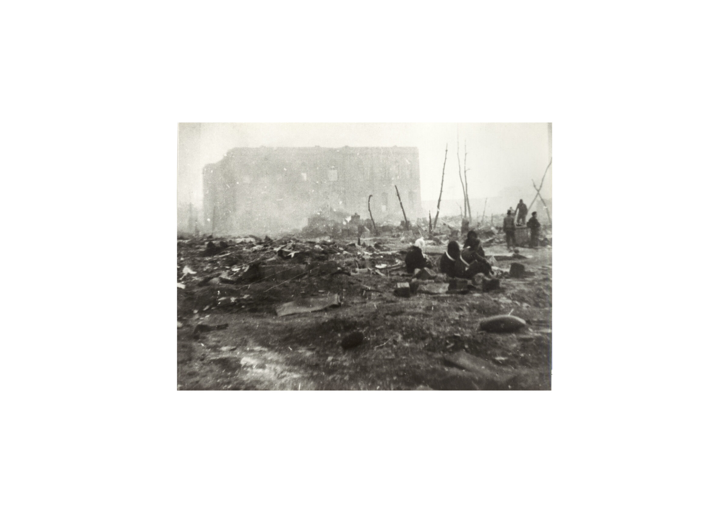 焼け野原となった市街地